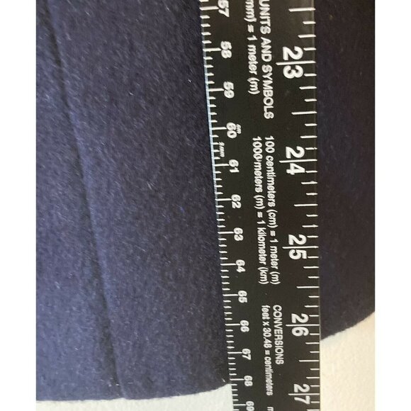 Vintage Nor’wester Made in USA Navy Blue Wool Blend Blazer Jacket Size 15-16* - Picture 7 of 12